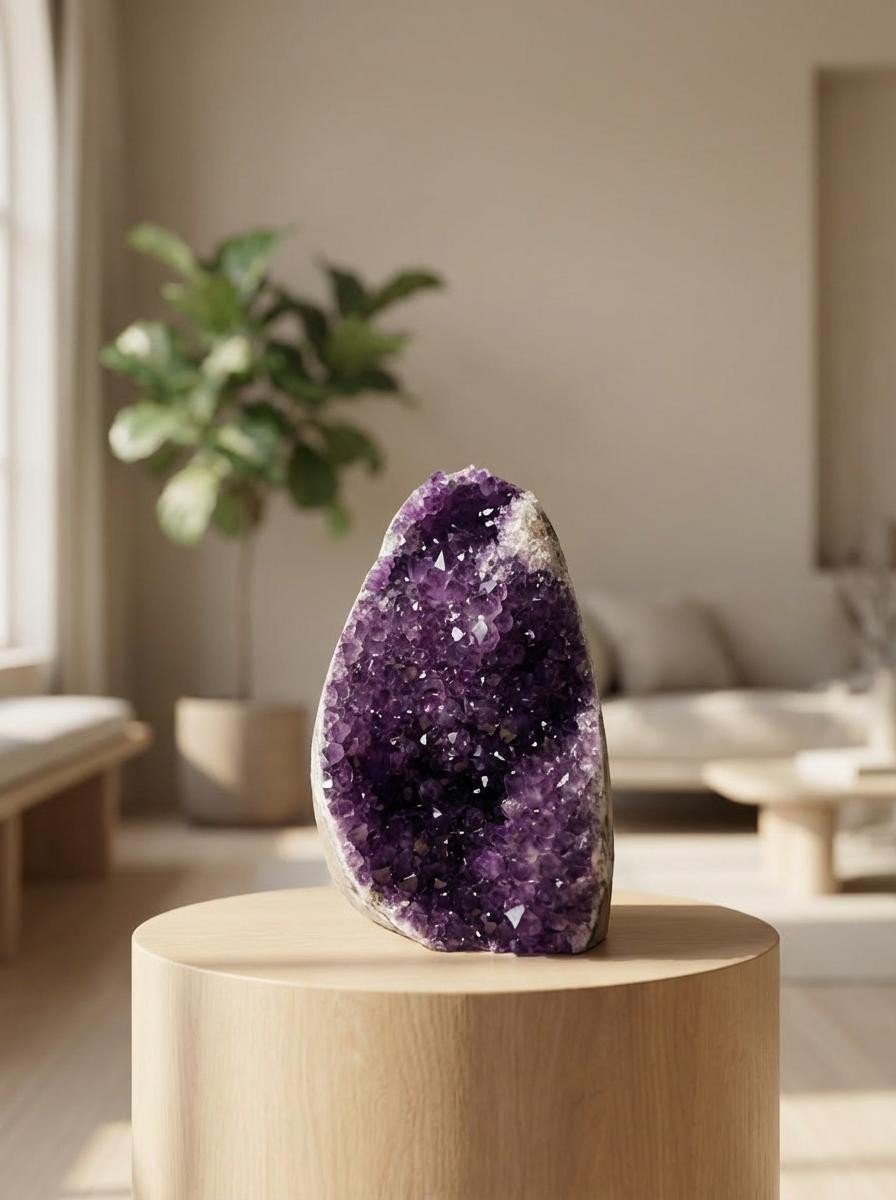 Natural Amethyst Cluster – Violet No. 01