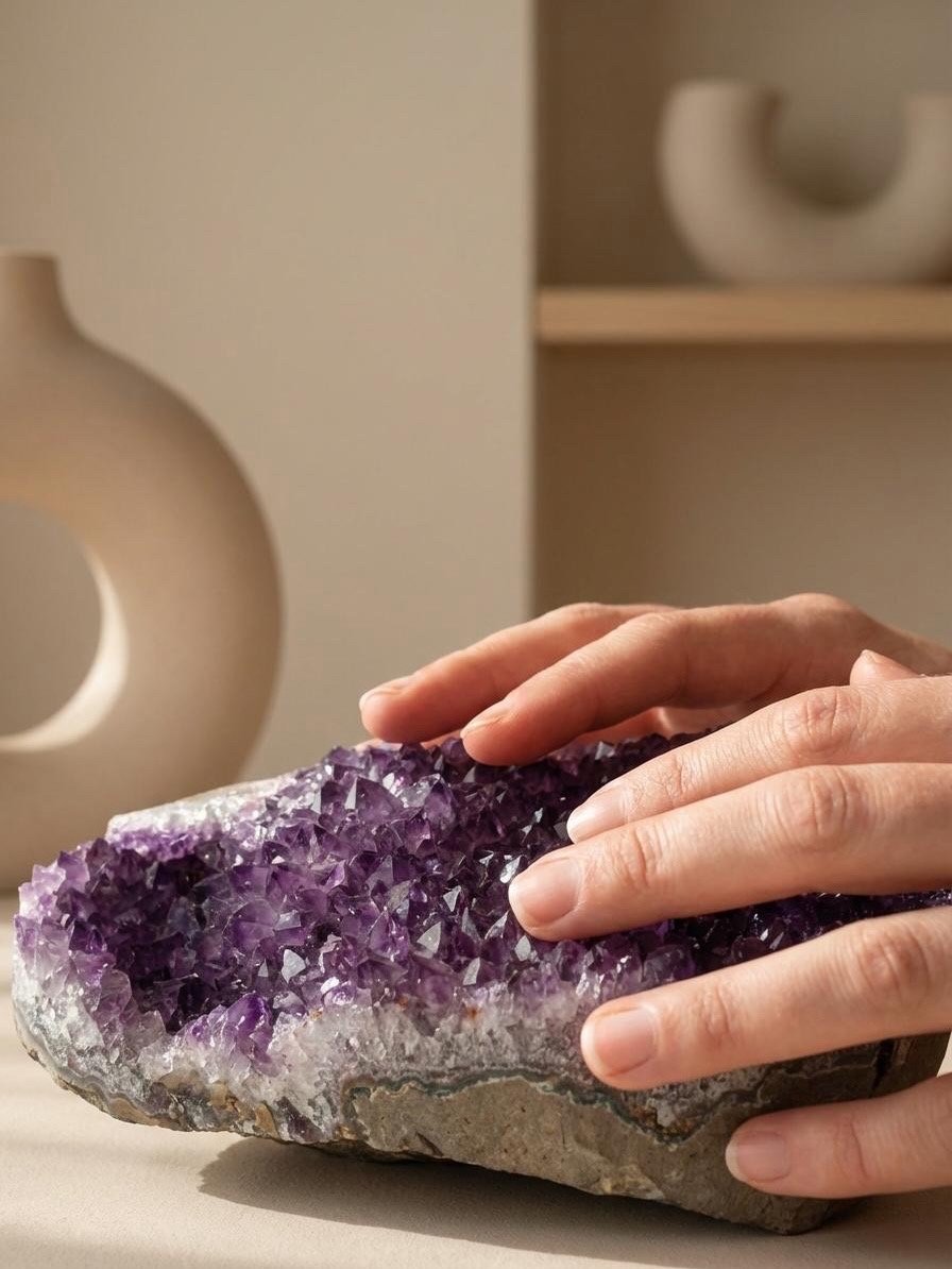 Natural Amethyst Cluster – Violet No. 01 - Image 2