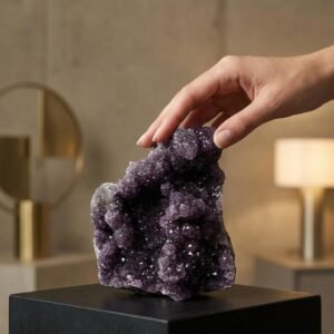 Natural Amethyst Cluster – Celestine No. 02