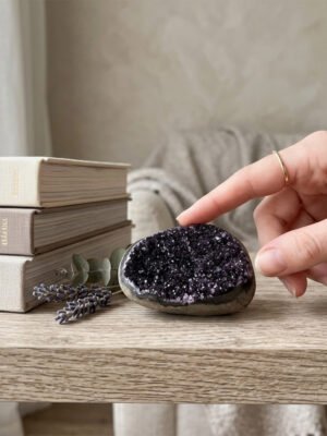 Natural Amethyst Cluster – Deep Violet No. 03