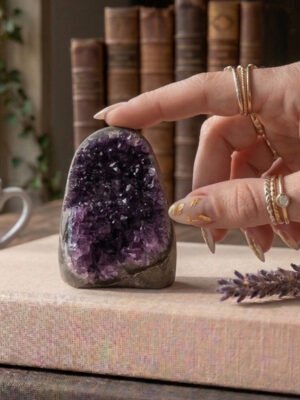 Natural Amethyst Cluster – Deep Violet No. 04