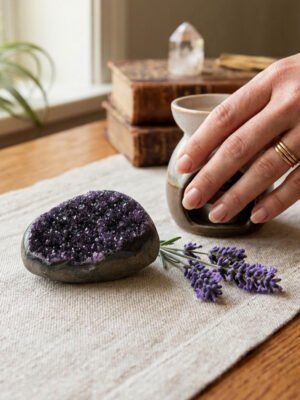 Natural Amethyst Cluster – Deep Violet No. 05